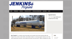 Desktop Screenshot of jenkinspropane.com